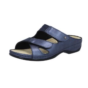 Ciabatta Berkemann Janna stretch blu perlato