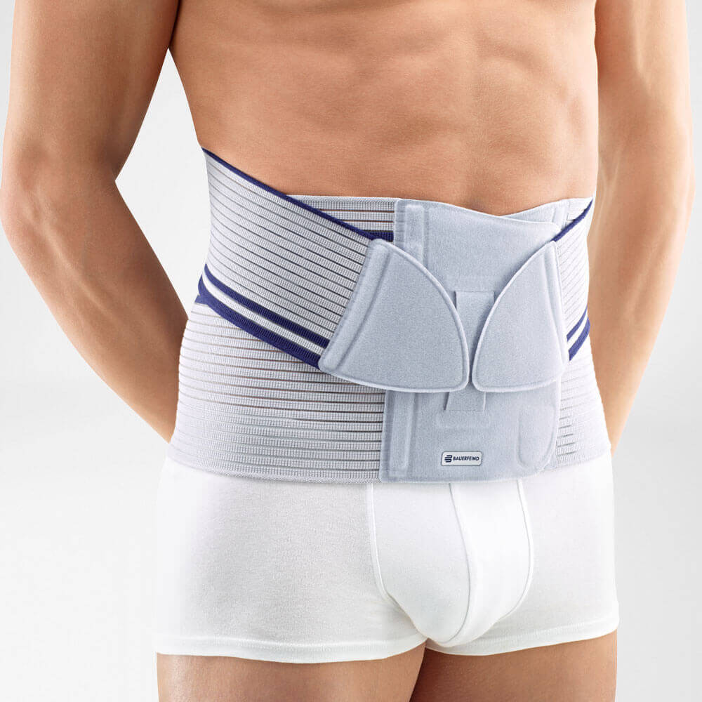 LordoLoc® Corsetto ortopedico steccato lombare per lo scarico della colonna vertebrale Bauerfeind davanti