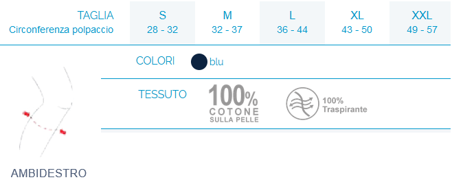 POLPACCERA ELASTICA 085 Unisex Ambidestra PAVIS Taglie