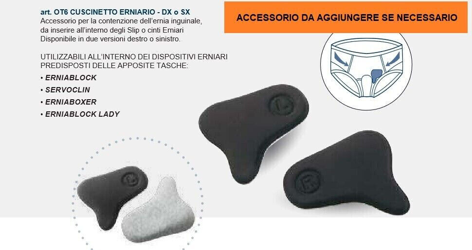 CUSCINETTO ERNIARIO - DX o SX art. OT6 Pavis