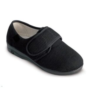 Scarpa Rejilla Black per piedi voluminosi DR. COMFORT